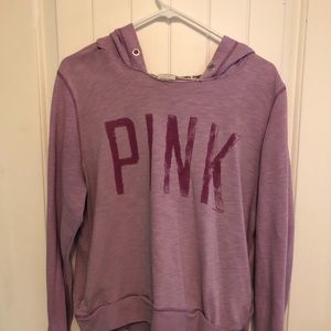 PINK size large purple hoodie